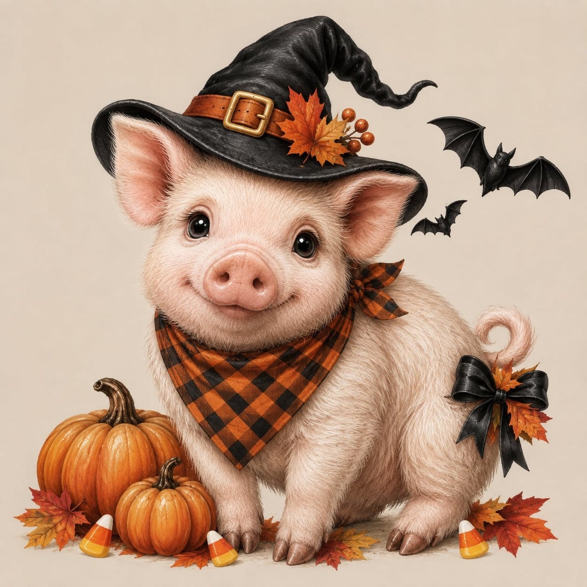 Autumn Pig Sweatshirt