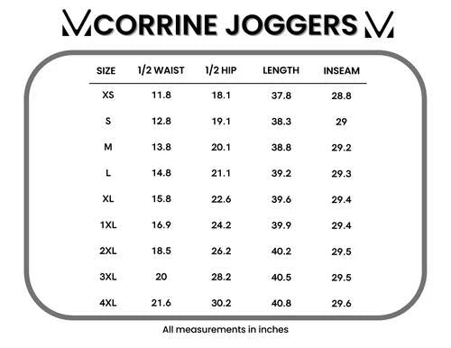 Corrine Joggers - Coral, Emerald, Light Grey and Denim FINAL SALE