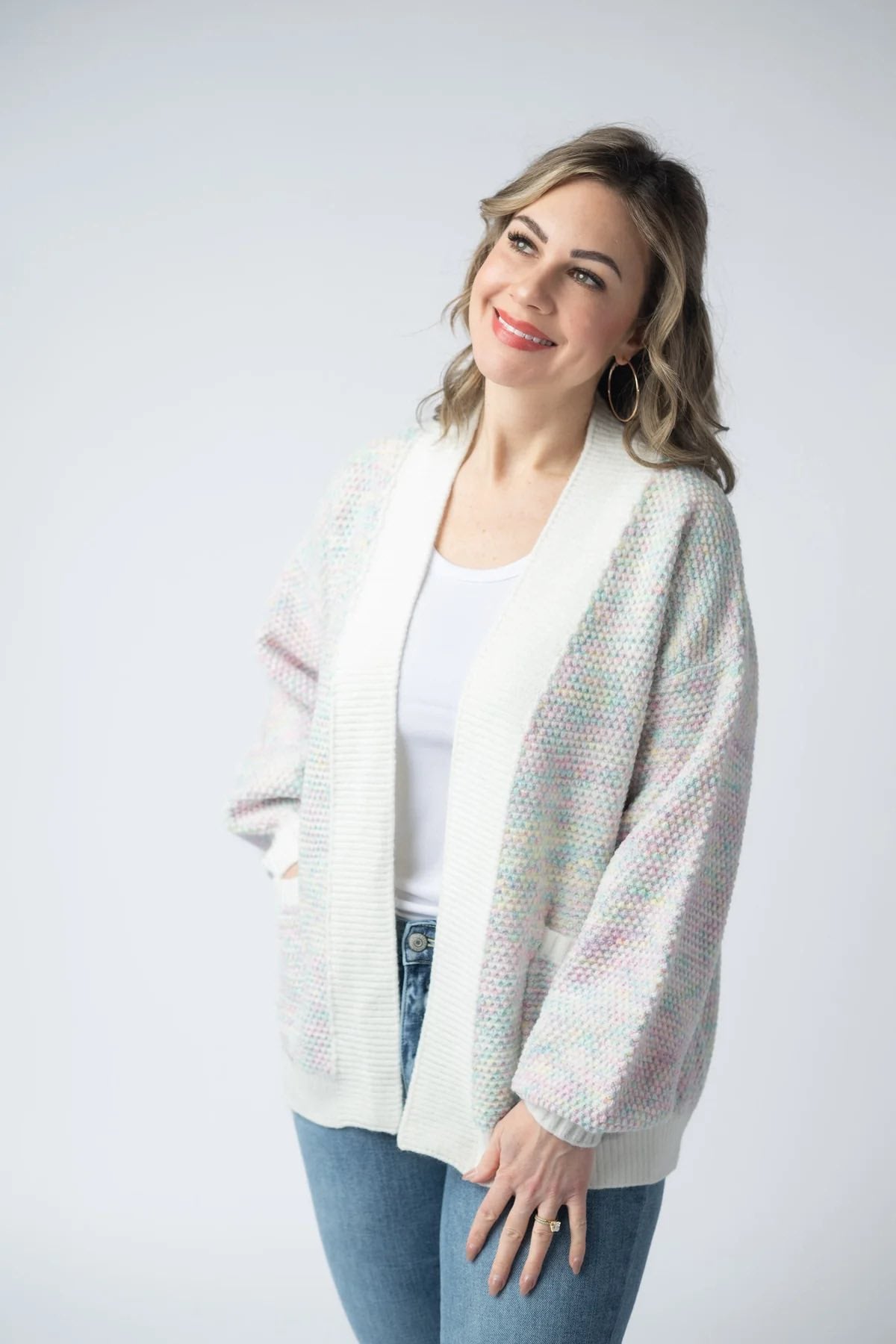 Kinsley Cardigan - Bright Pastel Mix FINAL SALE