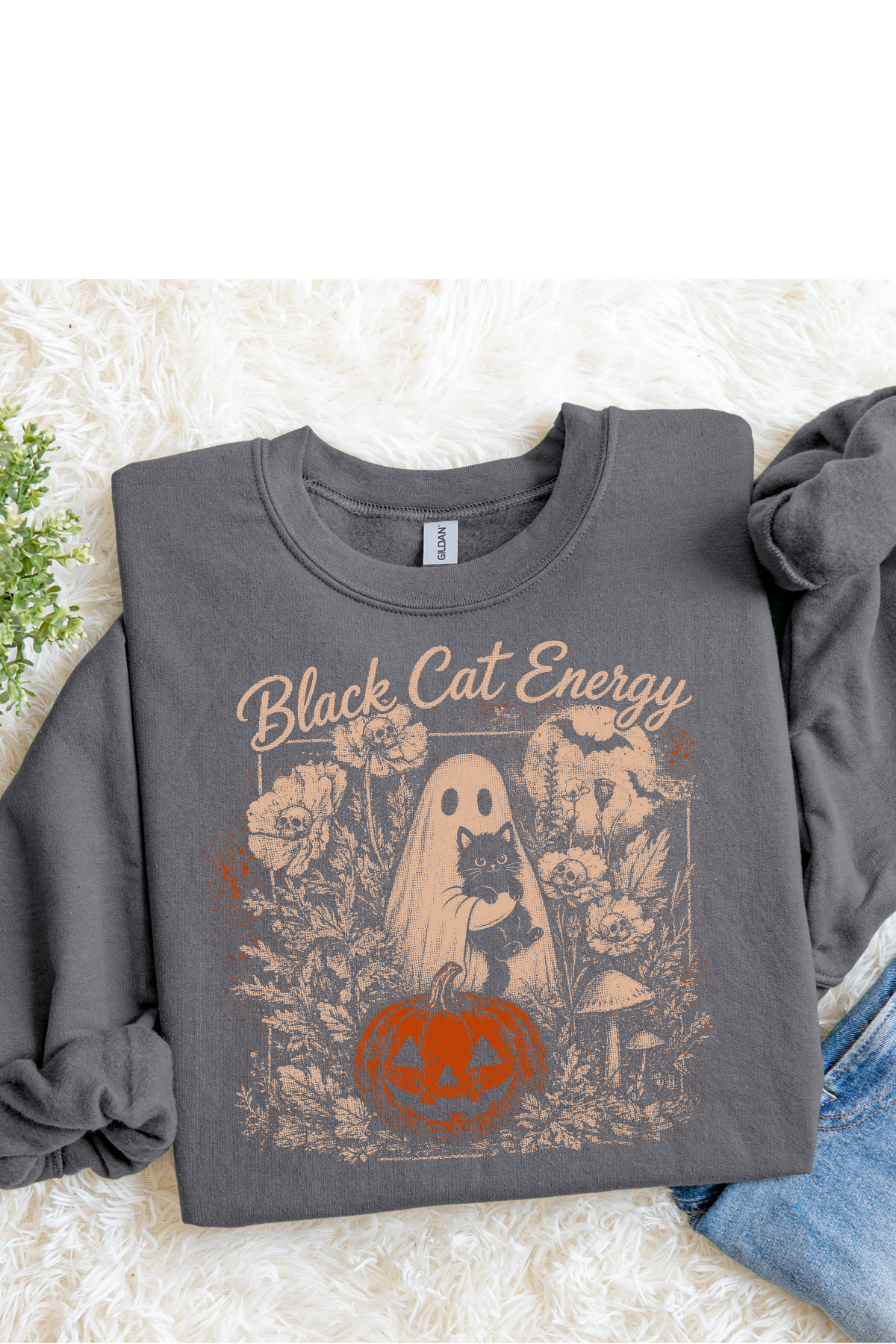 Black Cat Energy Graphic Tee