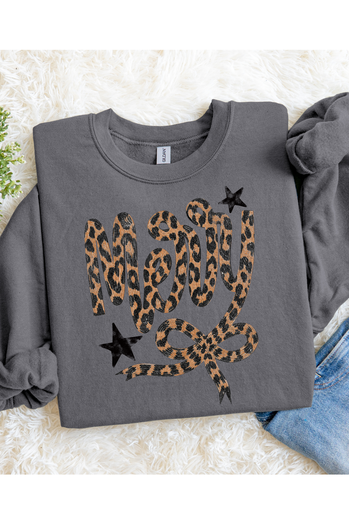 Leopard Merry Graphic Tee