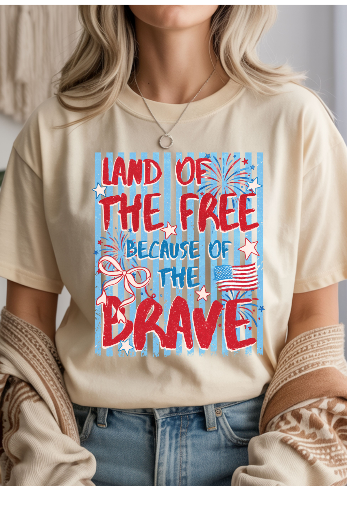 Land Of The Free Graphic Tee