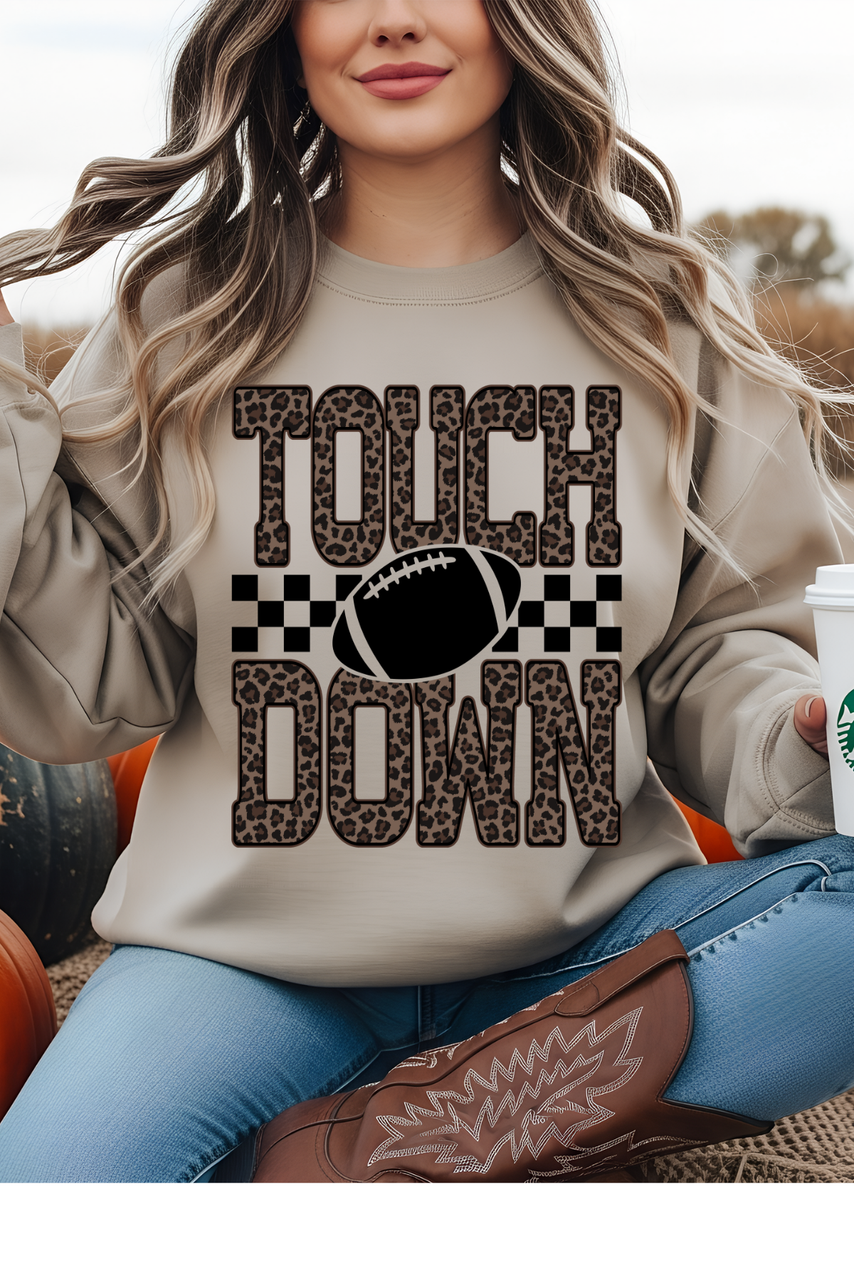 Leopard Touch Down Graphic Tee