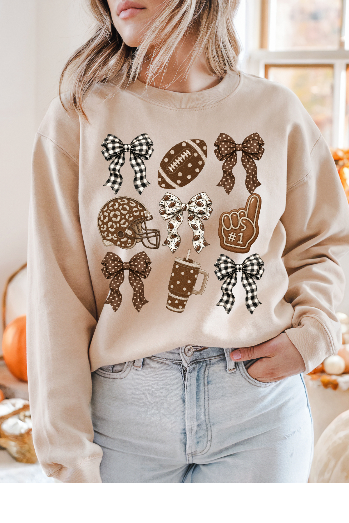 Football Coquette Graphic Tee