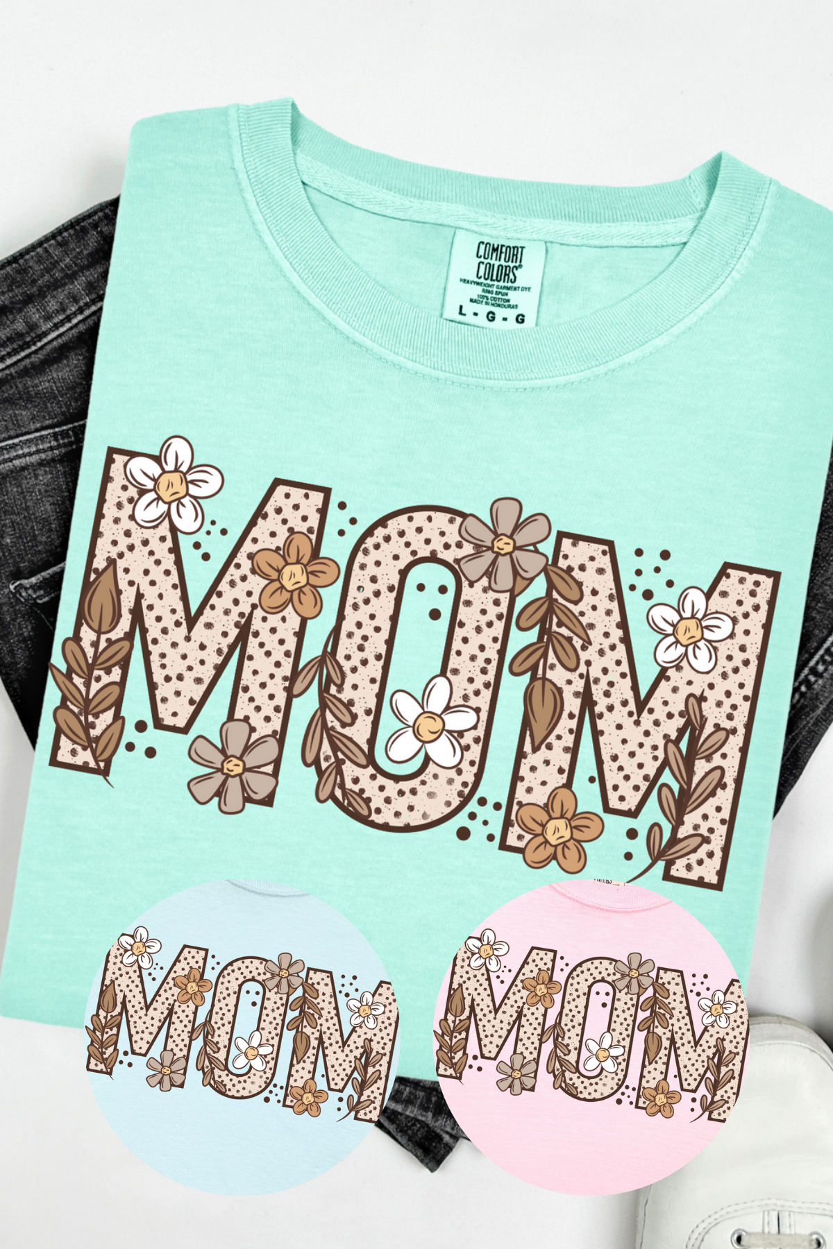 Boho Floral MOM T-Shirt