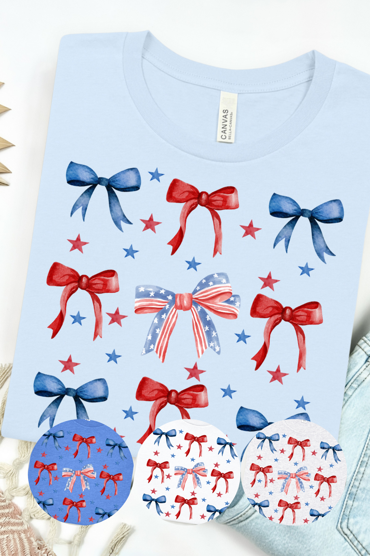 Patriotic Bows T-Shirt