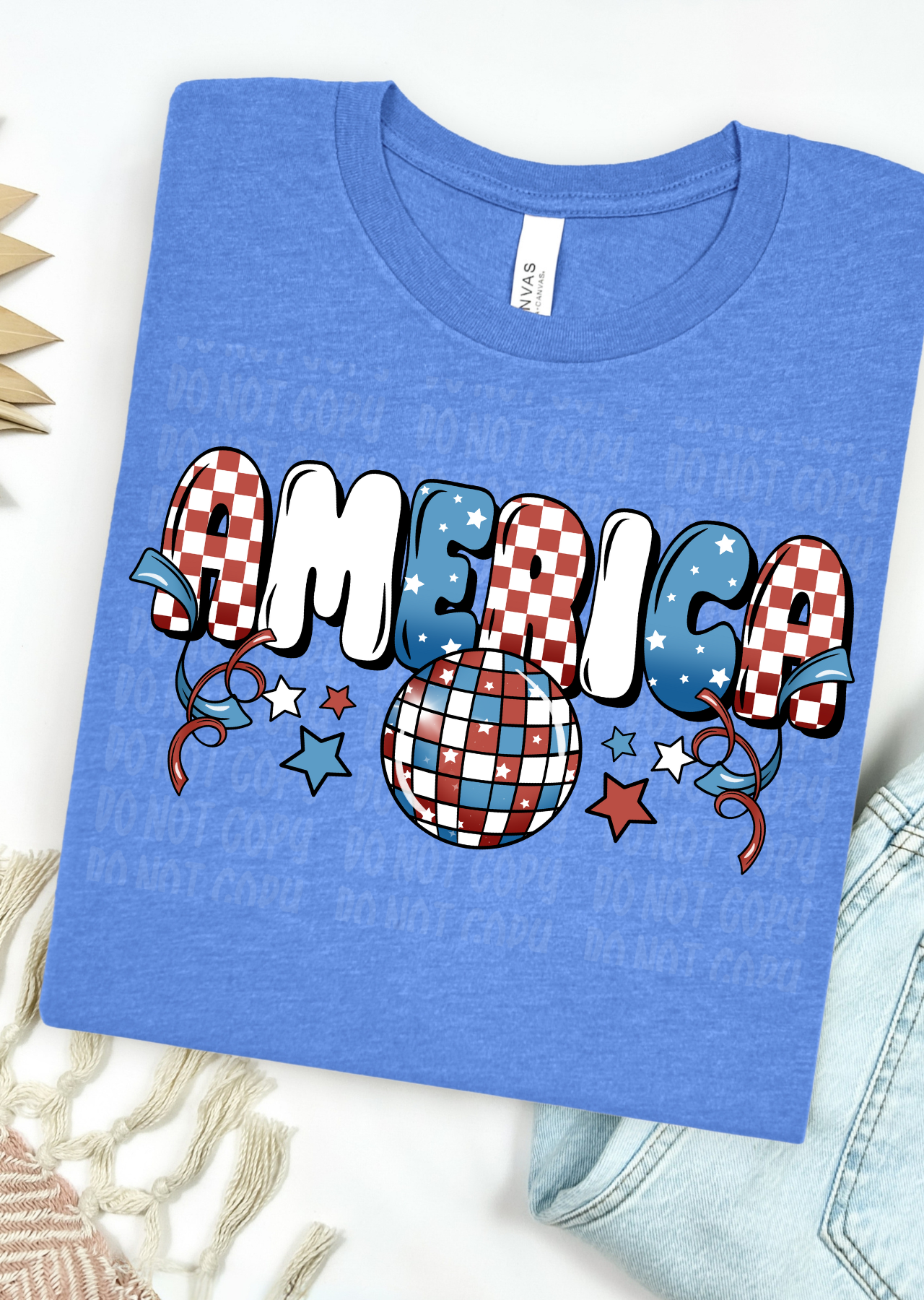 America Disco Bella Canvas T-Shirt