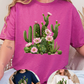 Floral Cactus Graphic Tee