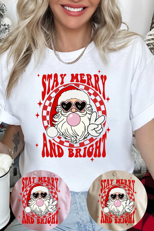 Stay Merry and Bright Graphic Tee