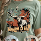 Painted Longhorn Graphic Tee