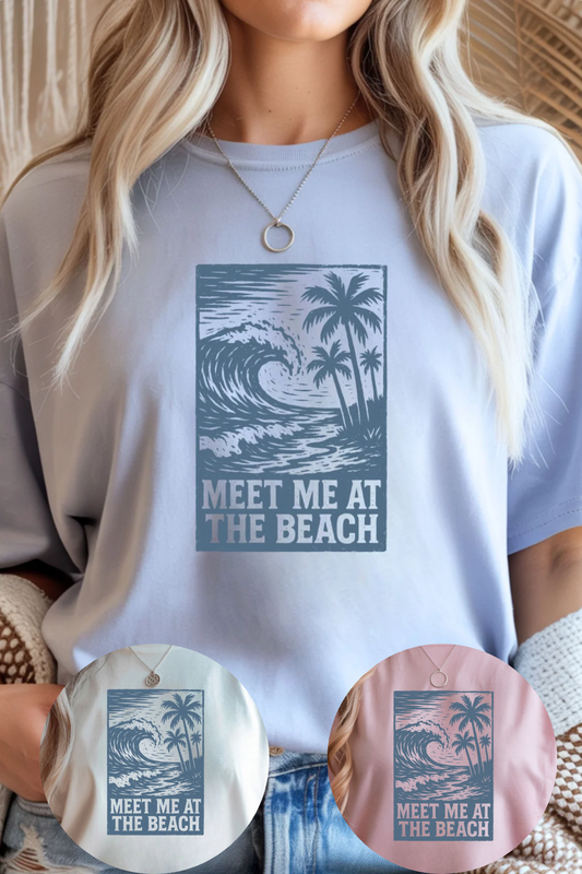 Meet Me At The Beach Graphic Tee