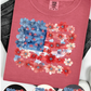 Floral Flag Comfort Colors T-Shirt
