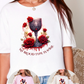 Wine Blood Type Graphic Tee