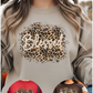 Blessed in Leopard Sweatshirt