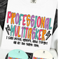 Professional Multitasker Comfort Colors T-Shirt