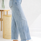 Fray Edge Wide Judy Blue Ankle