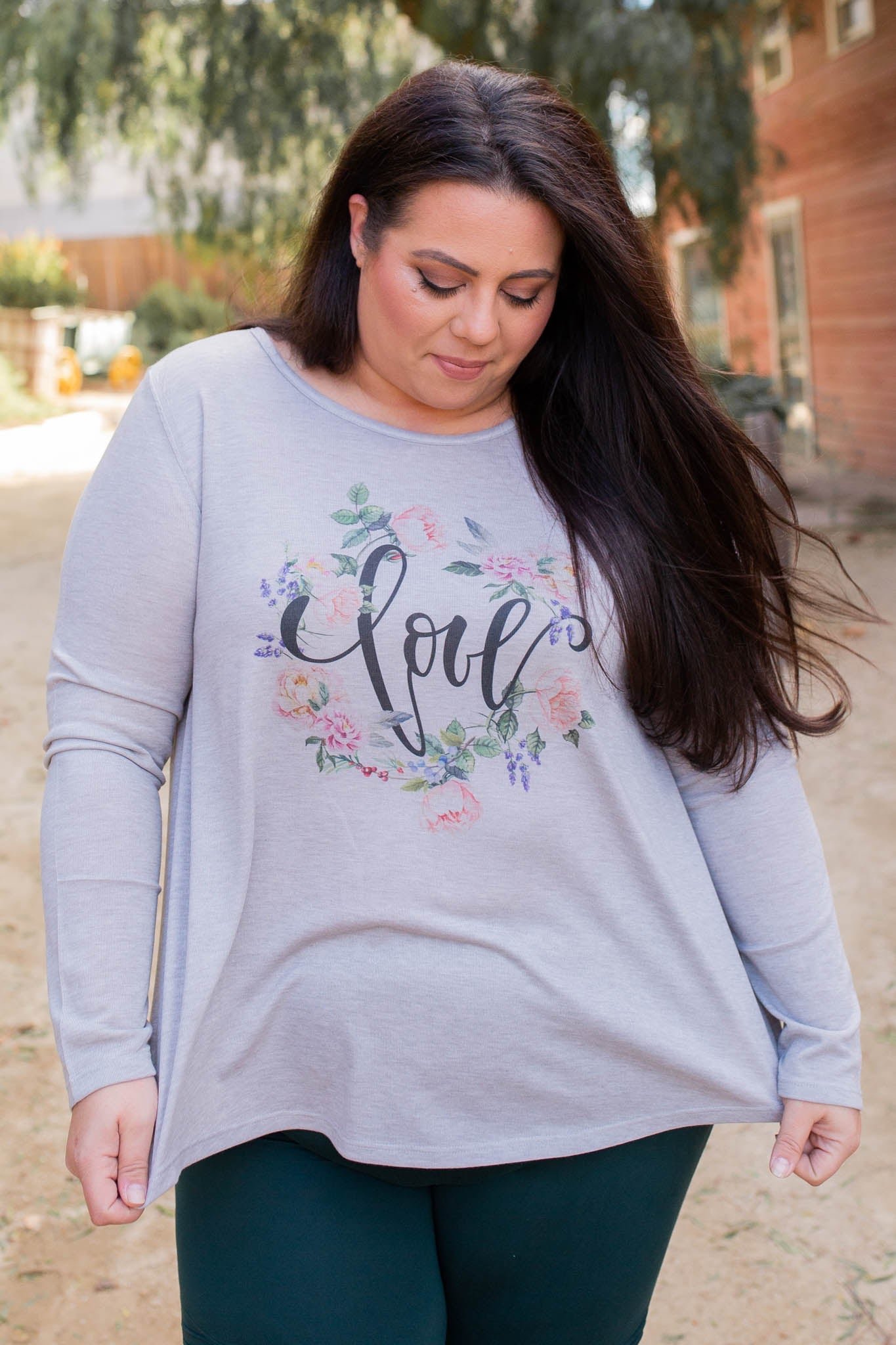 Encompassed in Love Long Sleeve Tunic