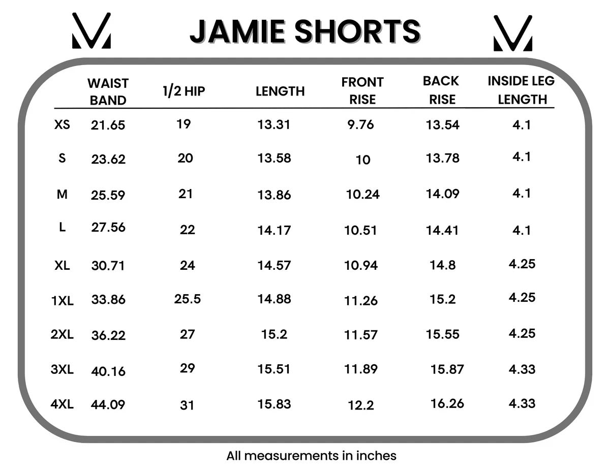 Jamie Shorts - Rainbow Stripes by Michelle Mae