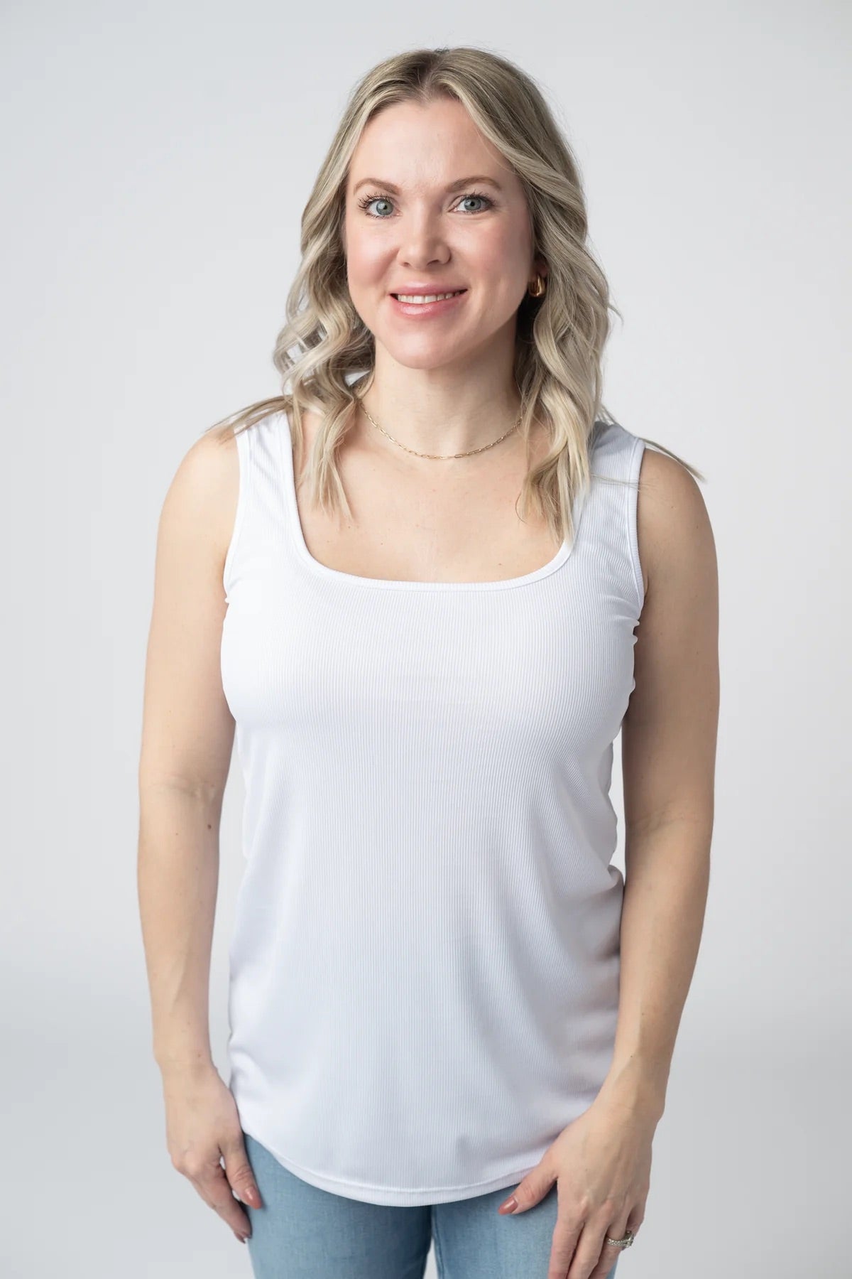 Rachel Ribbed Tank by Michelle Mae
