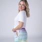 Jamie Shorts - Rainbow Stripes by Michelle Mae