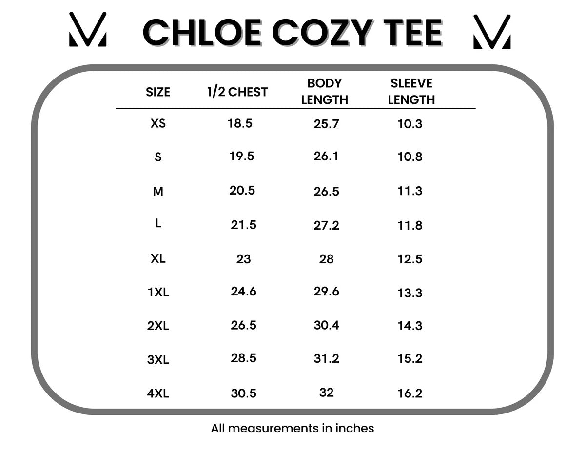 Chloe Cozy Tee -  Turquoise