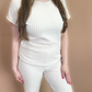 Ellison Super Soft Textured Set in Cream