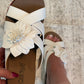 Corky's White Heartbreaker Sandals