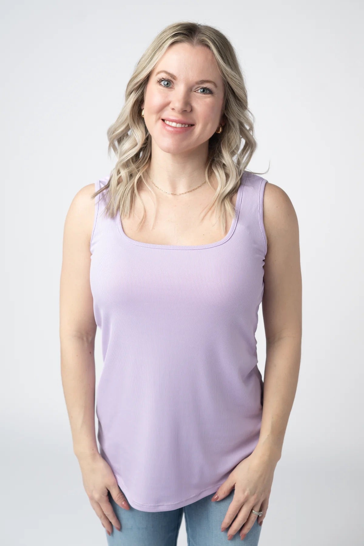 Rachel Ribbed Tank by Michelle Mae