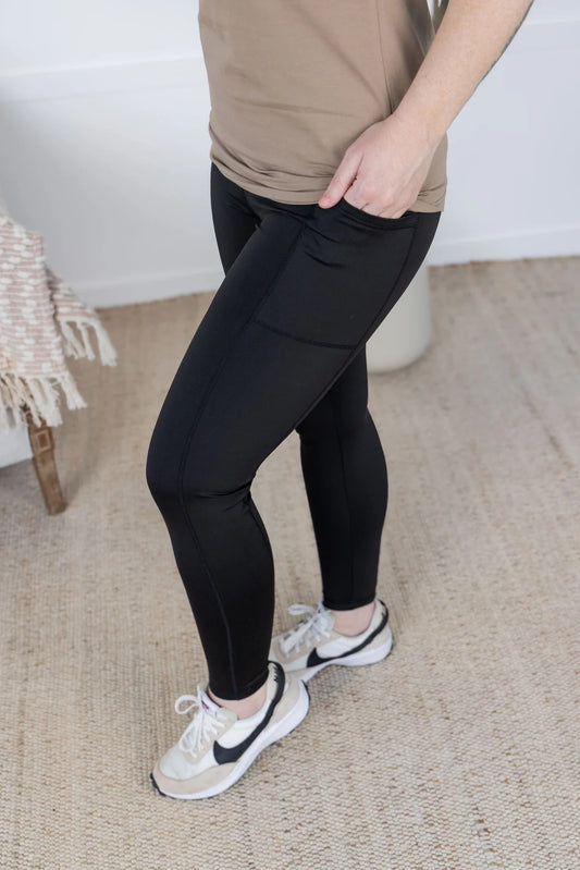 Athleisure Leggings - Black by Michelle Mae