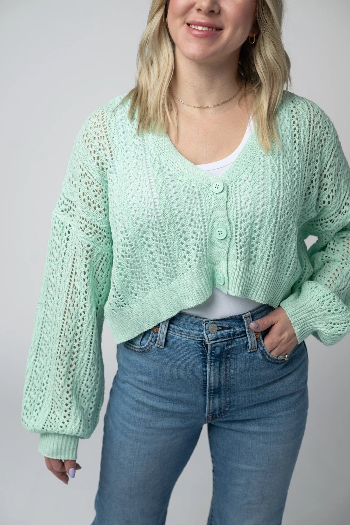 Callie Cropped Cardigan