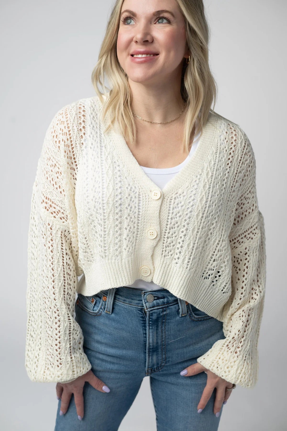 Callie Cropped Cardigan