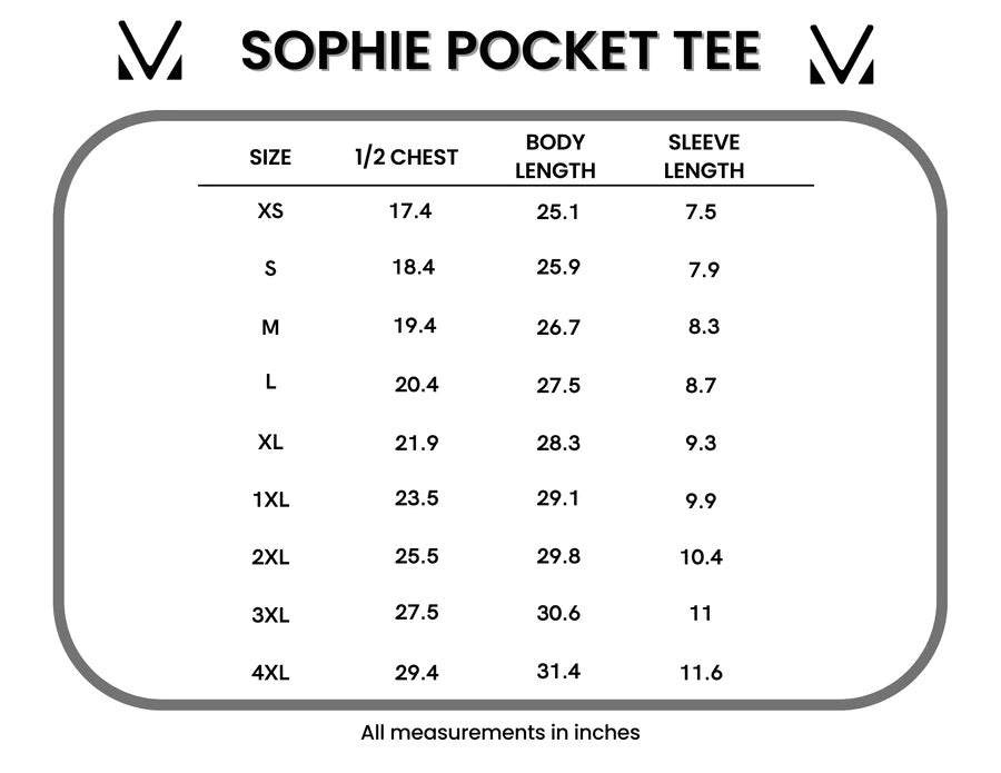 IN STOCK Sophie Pocket Tee - Purple and Mint Floral