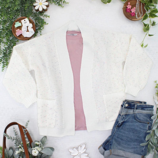 Kinsley Cardigan - Purple, Pink, and Green -FINAL SALE