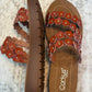 Corky's Cognac Garden Party Sandals