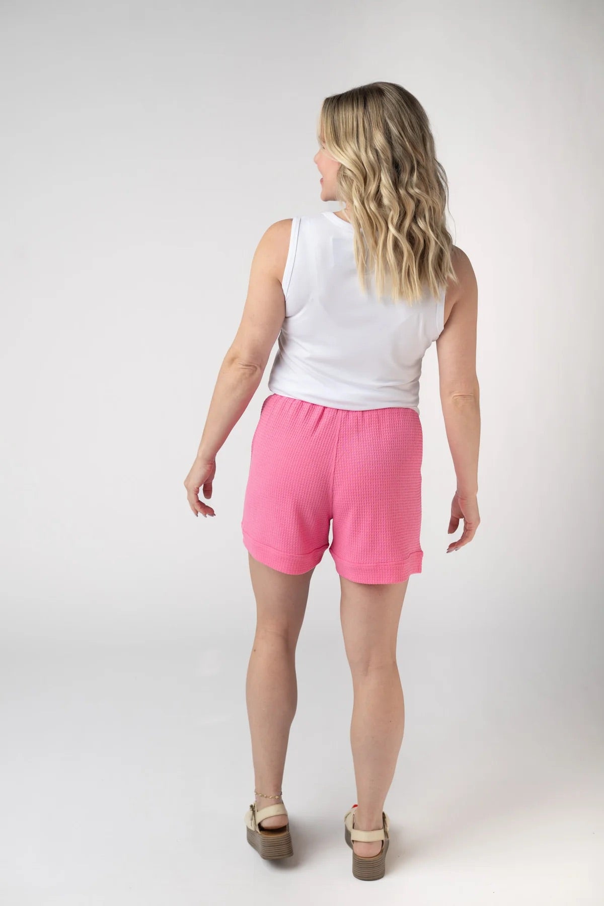 Weslie Waffle Shorts