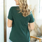 Skylar Short Sleeve Top - Evergreen FINAL SALE by Michelle Mae