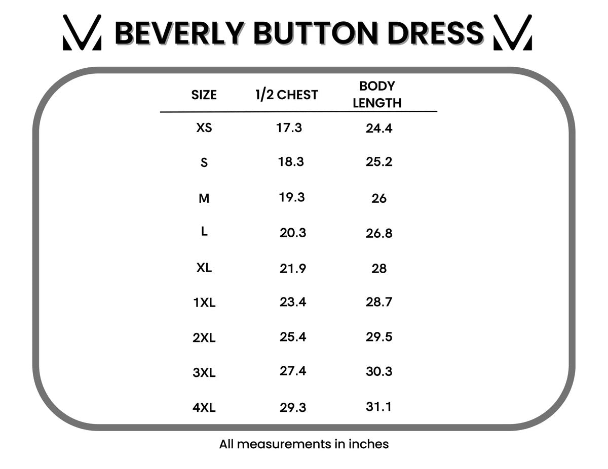 Beverly Button Dress - Lavender