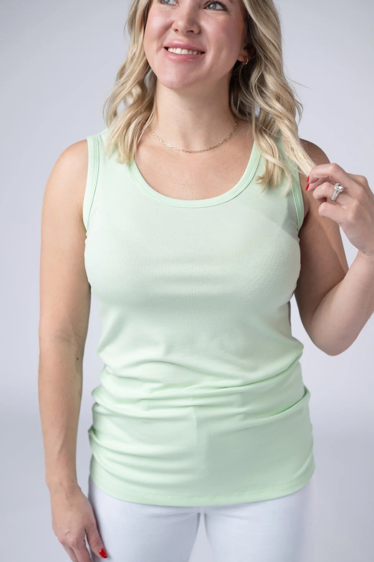 Noelle Tank - Lime