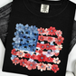 Floral Flag Comfort Colors T-Shirt