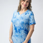 Sophie Top Tie Blue Dye by Michelle Mae