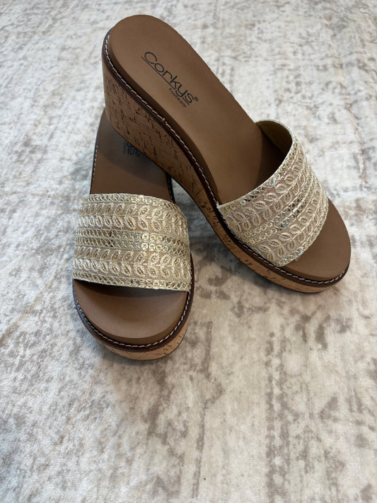 Corky's Ivory Wanderlust Sandals