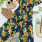 Harley High-Low Dress - Navy Citrus by Michelle Mae