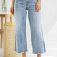 Fray Edge Wide Judy Blue Ankle