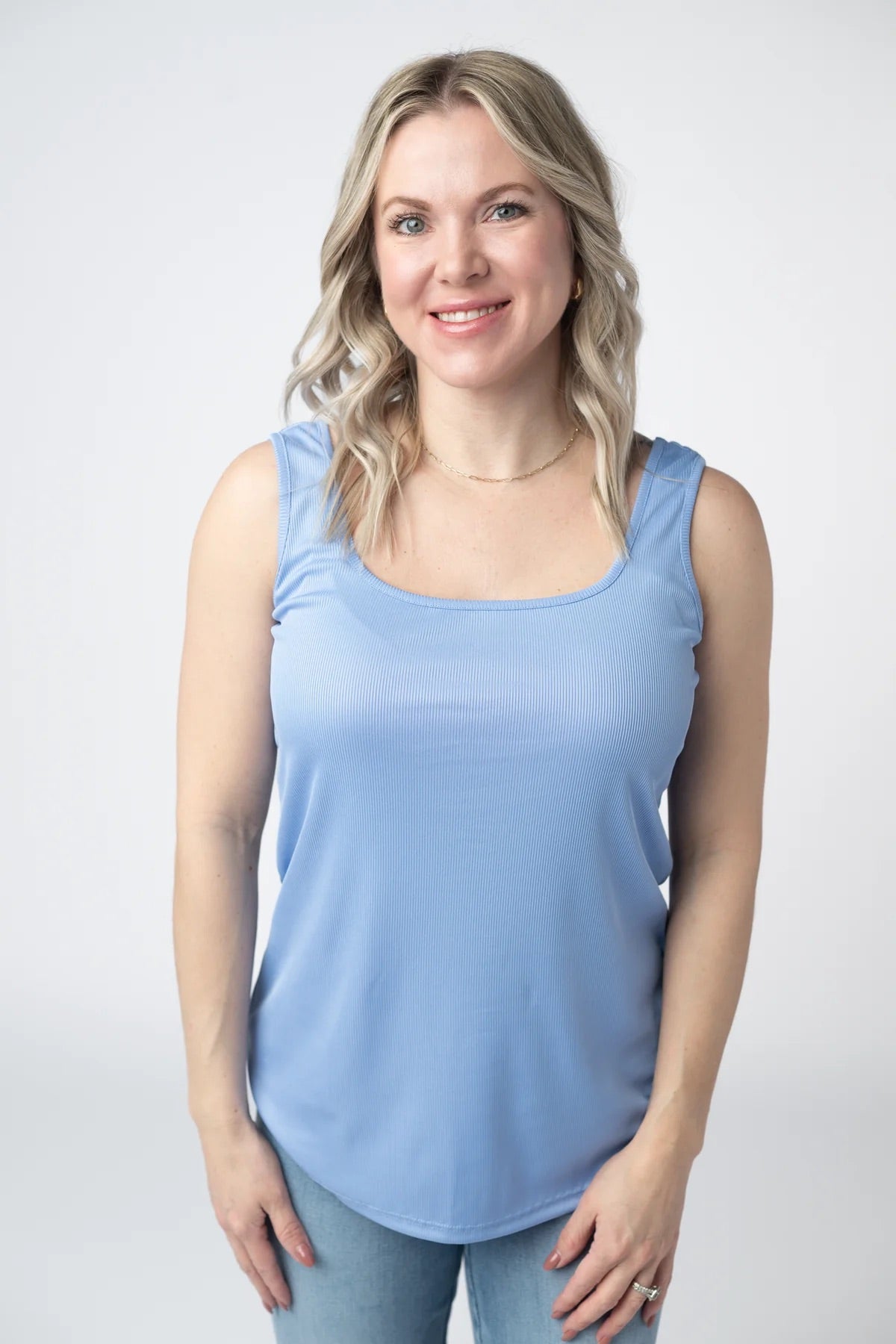 Rachel Ribbed Tank by Michelle Mae