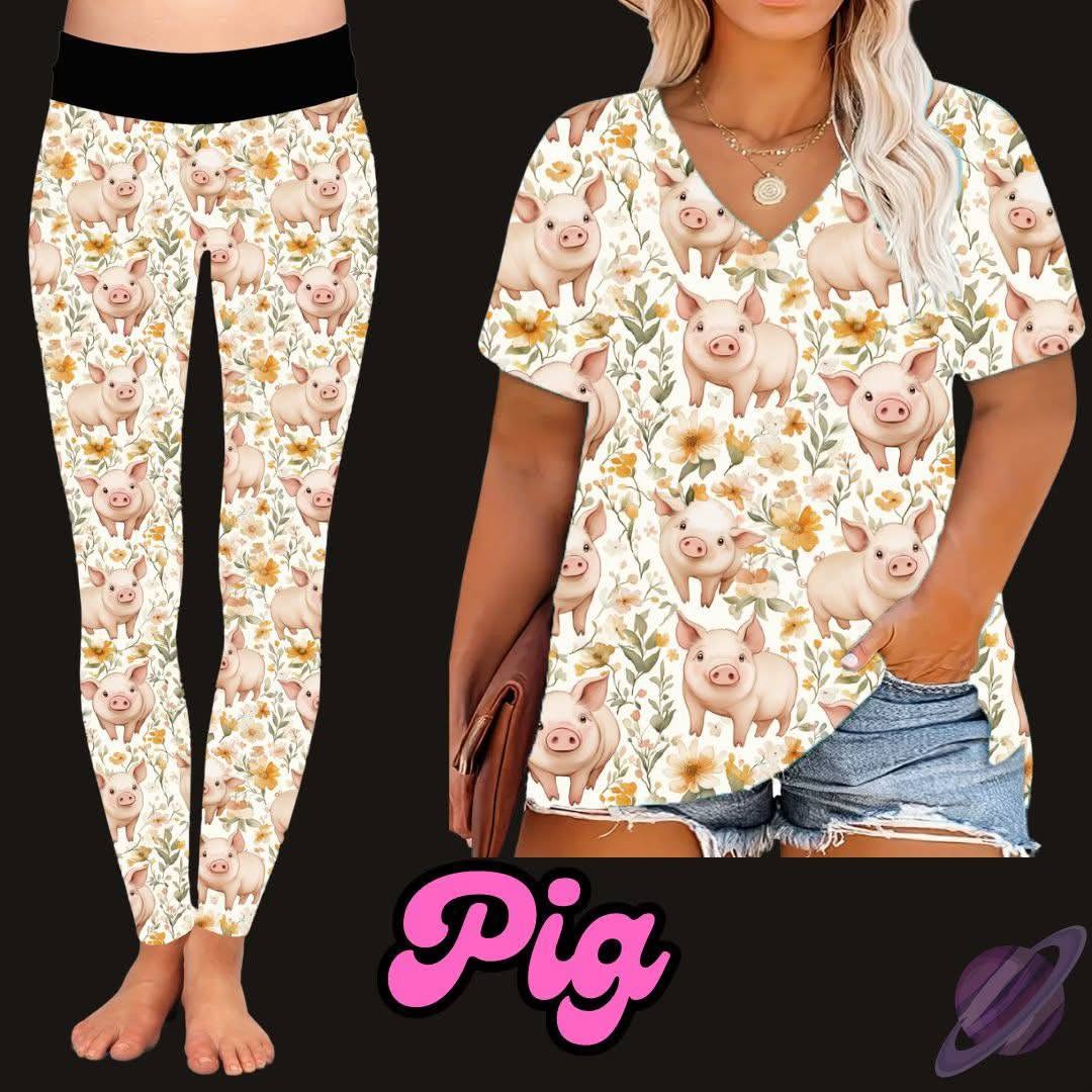 Pig V-Neck Tunic