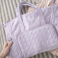 Tufted Duffel Bag in Lavender