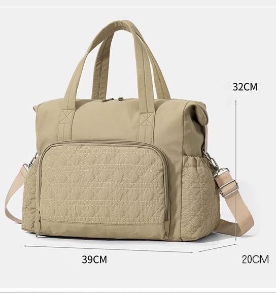 Tufted Duffel Bag in Lavender