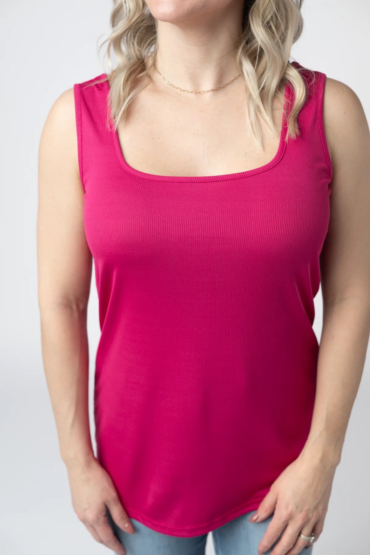 Rachel Ribbed Tank by Michelle Mae