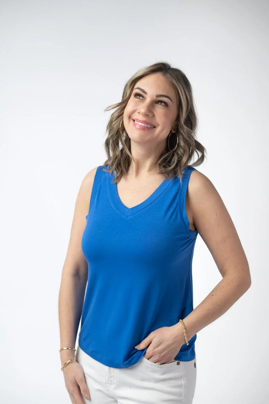Noelle Tank - Blue by Michelle Mae
