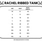 Rachel Ribbed Tank - White